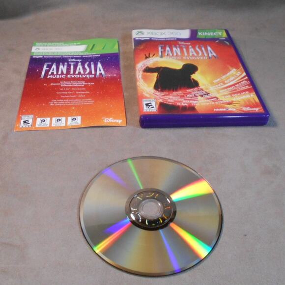 2014 Disney Fantasia Music Evolved XBOX 360 Kinect Game Harmonix - Picture 4 of 6